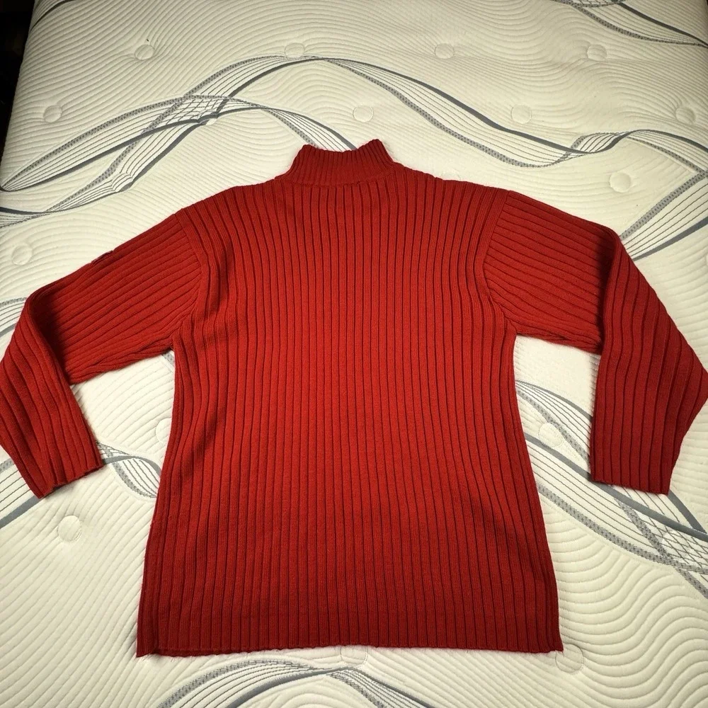 VTG Southpole Acrylic Turtleneck Sweater‎ Men XXL Red Y2K Authentic Collection